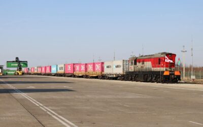 Inauguracja ekspresowego pociągu blokowego Poti–Baku.