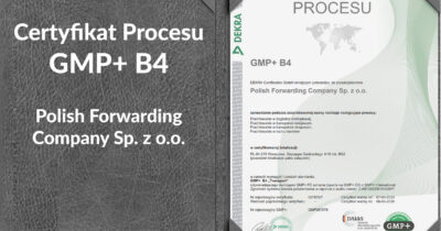 Certyfikat GMP+ B4