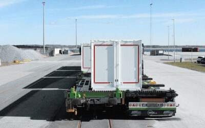 W Danii uruchomiono nowy horyzontalny system przeładunku kontenerów