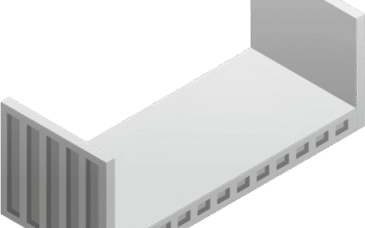 Kontenery morskie z otwartym dachem i bokiem (flat rack containers)