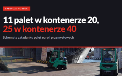 Rozmieszczenie palet w kontenerze: ile wchodzi do 20 i 40 stóp