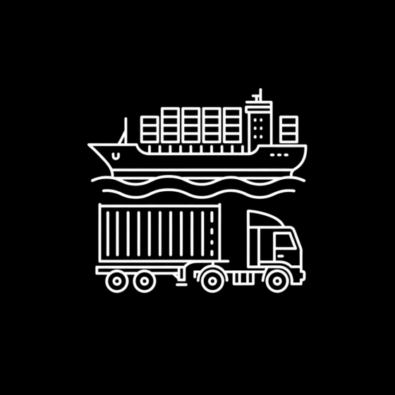 własna flota kontenerów